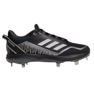 Adidas Icon 7 Dripped Out Metal‎ Baseball Cleats Black Men's 10 New with Tags
